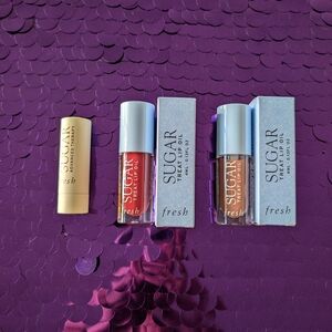 Fresh Sugar Treat Lip Oils and Sugar Advanced Therapy Treatment Trio